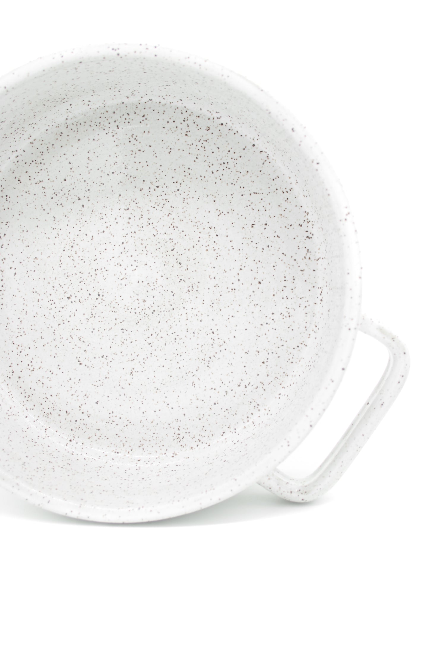 Speckled Buff Glossy White Bakeware Pans - Handmade Stoneware Kitchenware
