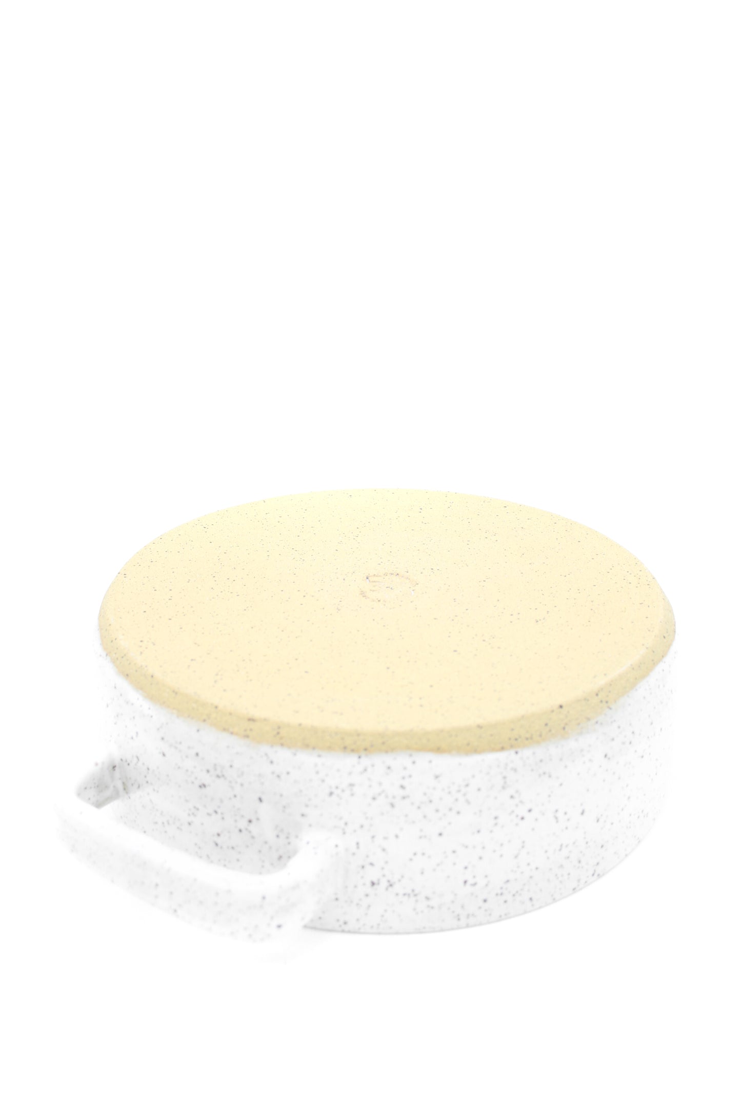 Speckled Buff Glossy White Bakeware Pans - Handmade Stoneware Kitchenware
