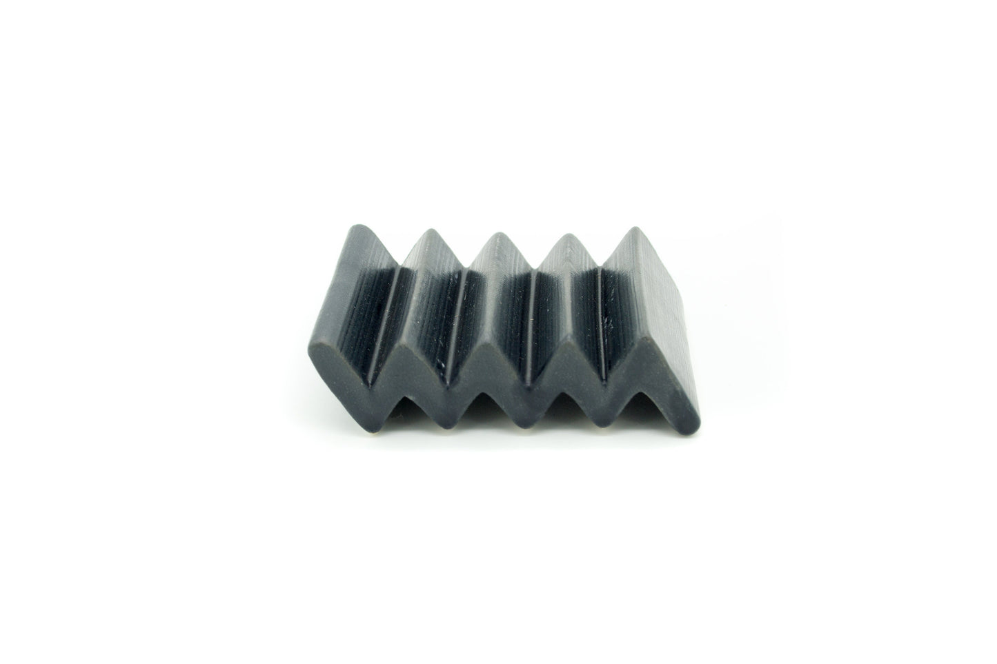 Handmade Ceramic Stoneware Soap Dish or Sponge Holder - Satin Black Ceramic Dish for Kitchen or Bath