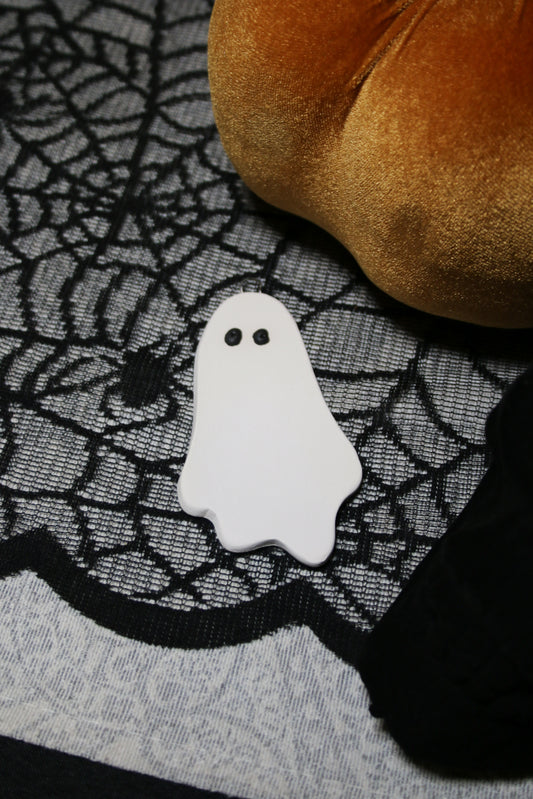 Handmade Ceramic Ghost Ornament