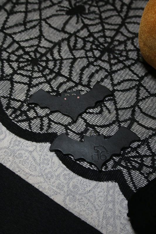 Handmade Ceramic Vintage Inspired Bat Ornament